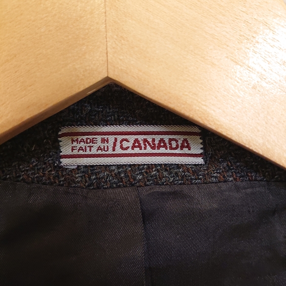 Wm H Leishman 100% wool blazer/sports jacket. Vintage Tailor Made in Canada - Picture 3 of 6